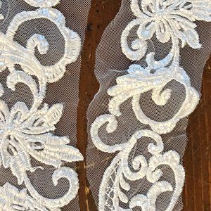 Essence of Australia Embroidered Lace Cap Sleeves - Ivory - Bridal